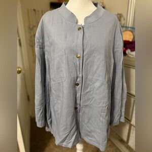 Arna York blue button down‎ shirt